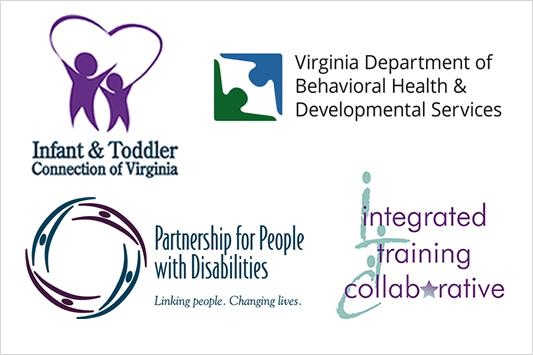 ITC Logo, Infant & Toddler Connection Logo and Partnership for People with Disabilities